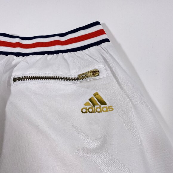 KITH x ADIDAS Soccer White Flamingos Home Match Shorts - Picture 5 of 6